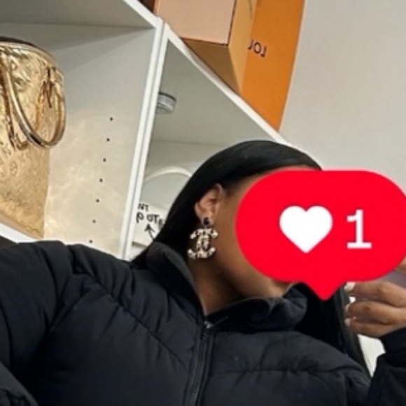 Authentic Chanel CC Large Logo Earrings - Picture 9 of 9